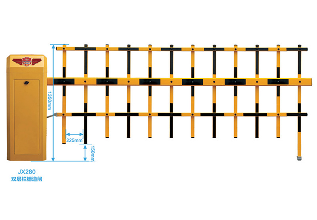 鸡西JX280双层栅栏道闸